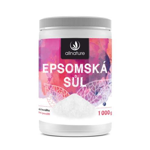 Allnature Epsomská sůl Соль для ванны 1000 г